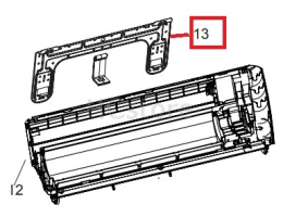 A0010103599 Монтажная пластина кондиционера Haier